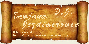 Damjana Jezdimirović vizit kartica